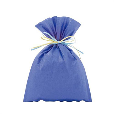 クレープバッグ M ブルー