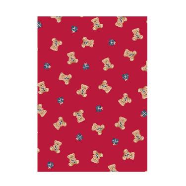 ラッピングペーパー ベアレッド