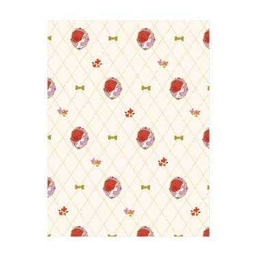 ミニラッピングペーパー 水森亜土 赤いスカーフ