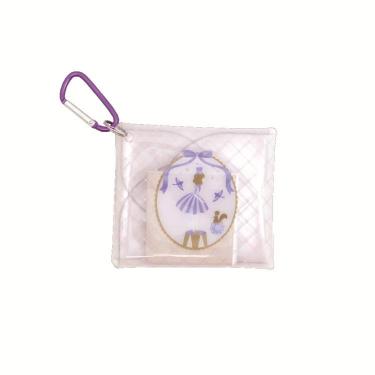 クリアスクエアポーチ ゆめいろサーカス すみれ色のステージ