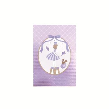 ポストカード ゆめいろサーカス すみれ色のステージ