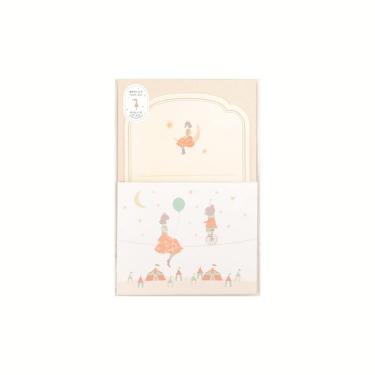 ミニレターセット ゆめいろサーカス 星空のしたで