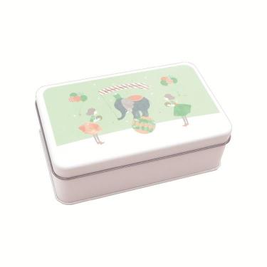 ギフト缶 ゆめいろサーカス ふたごがお出迎え