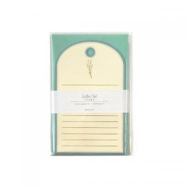 レターセット タグ ブルー