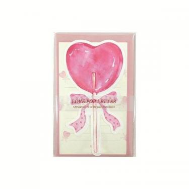 ラブポップレター ハートロリポップ ピンク