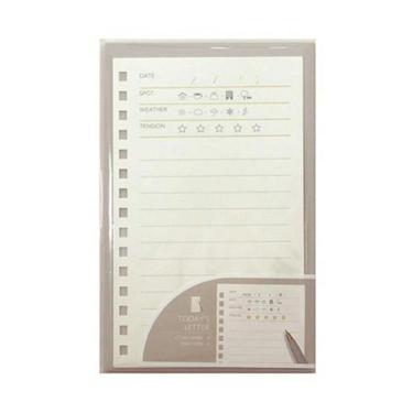 レターセット TODAY’S LETTER グレージュ