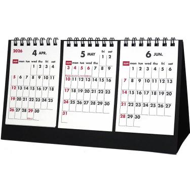 2026年4月始まりカレンダー 卓上 クォーター