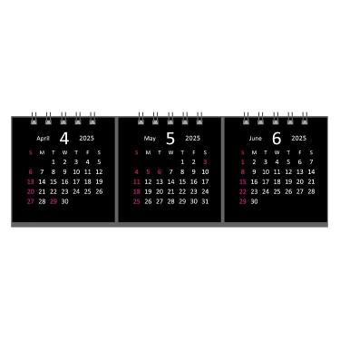 2025年4月始まりカレンダー 卓上 メイト CD