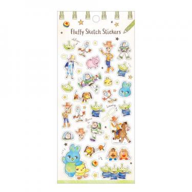 フラッフィースケッチステッカーズ トイ・ストーリー4