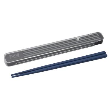 箸&ケース 21cm ブルー