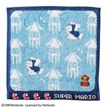 スーパーマリオ ミニタオル 水中ステージ