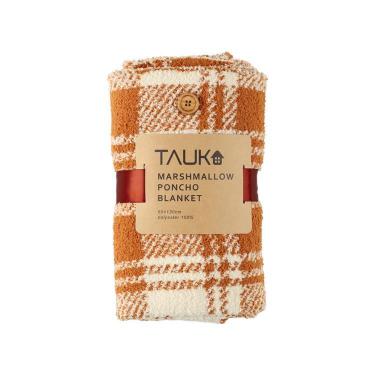 ポンチョブランケット 60×130cm テラコッタ 【ロフト限定】