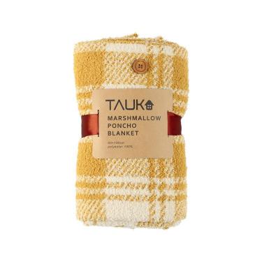 ポンチョブランケット 60×130cm マスタード 【ロフト限定】