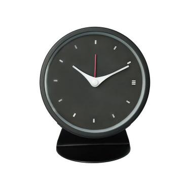 メタルクォーツ アラームクロック ブラック