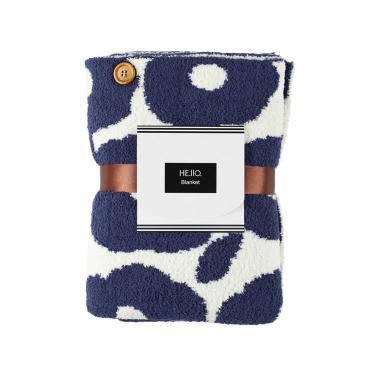 HE.llOブランケット 60×130cm もこもこお花 【ロフト限定】