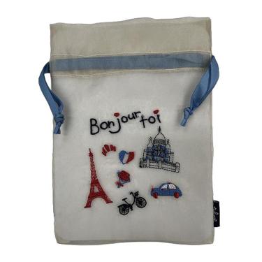 オーガンジー巾着 Paris