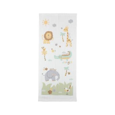 ワッフルガーゼフェイスタオル 34×80cm アニマル【ロフト限定】