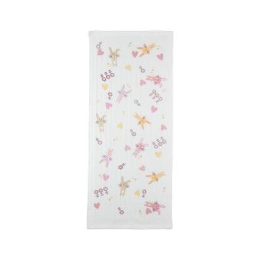 ワッフルガーゼフェイスタオル 34×80cm ウサギ【ロフト限定】