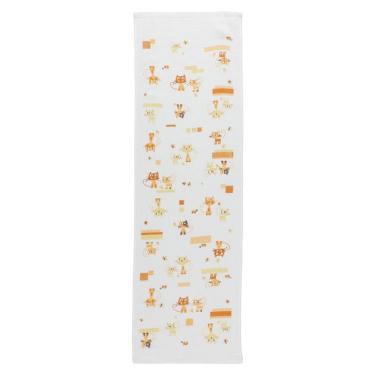 ワッフルガーゼロングタオル 34×110cm ネコ【ロフト限定】