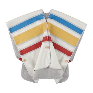 ボタンブランケット 70×120cm アイボリー【ロフト限定】