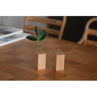 神棚の里 モダン神具 榊立て メイプル 1対