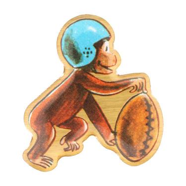 ピンバッジ おさるのジョージ アメリカンフットボール【ロフト限定】