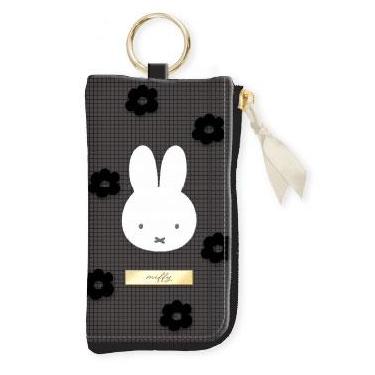 スマートキーケース ミッフィー モノクロシリーズ ブラック