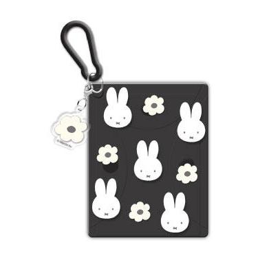 クリアマルチポーチ ミッフィー モノクロシリーズ ブラック