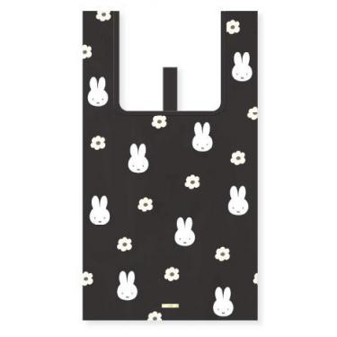 エコバッグ ミッフィー モノクロシリーズ ブラック