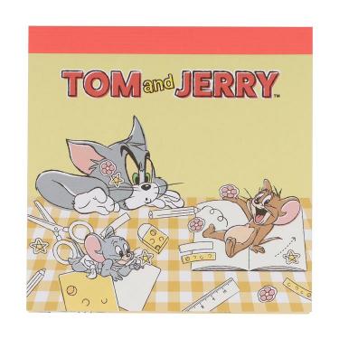 スクエアメモ トムとジェリー イエロー