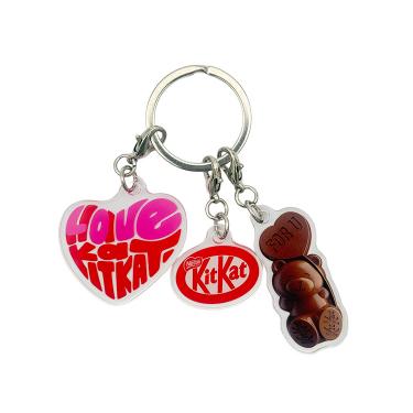 3連アクリルキーホルダー KITKAT チョコ【ロフト限定】