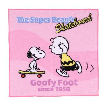 ハンドタオル スヌーピー PEANUTS GROOVE ピンク【ロフト限定】