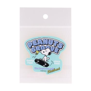 ステッカー スヌーピー PEANUTS GROOVE ブルー【ロフト限定】