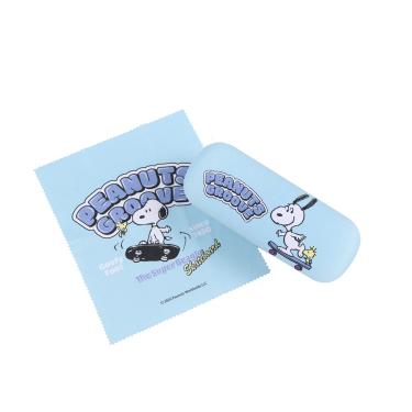メガネケース スヌーピー PEANUTS GROOVE ブルー【ロフト限定】