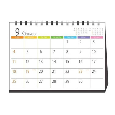 ２０２２年９月始まりカレンダー 卓上 ｂ６ ベーシック ベーシック ステーショナリー ロフト公式通販サイト Loft