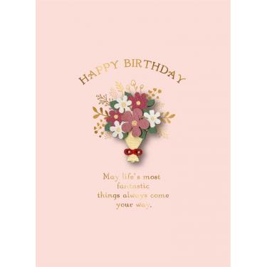 ウッドパーツ バースデー ブーケ