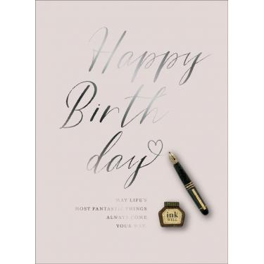 ウッドパーツ バースデー ファウンテンペン