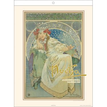 値下げOK】アルフォンス ミュシャ 1月 Janvier 財団証明書付 希少