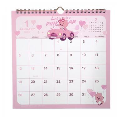 2025年1月始まりカレンダー 壁掛け じゃんまんるぴー