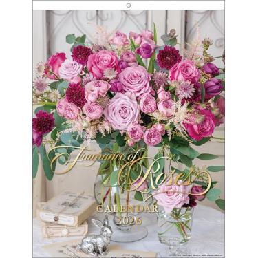 2026年1月始まりカレンダー 壁掛け ばらの香り