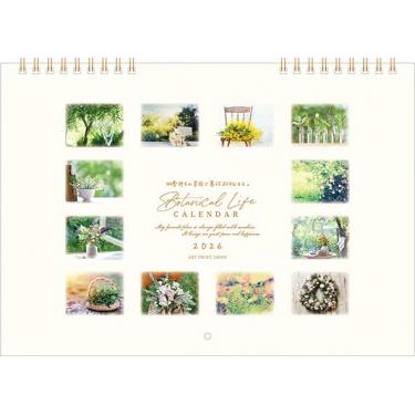 2026年1月始まりカレンダー 壁掛け ボタニカルライフ