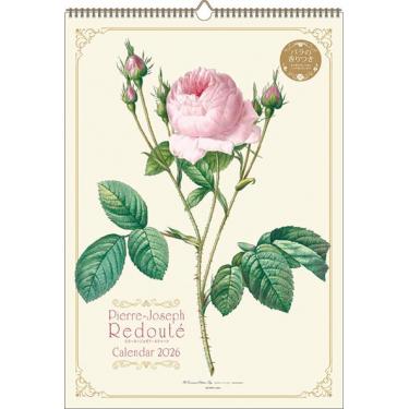 2026年1月始まりカレンダー 壁掛け ルドゥーテ ばらの香り付き