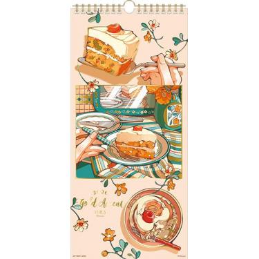 2026年1月始まりカレンダー 壁掛け ゴールドアクセント 日菜乃