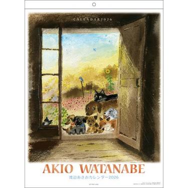 2026年1月始まりカレンダー 壁掛け 渡辺あきお
