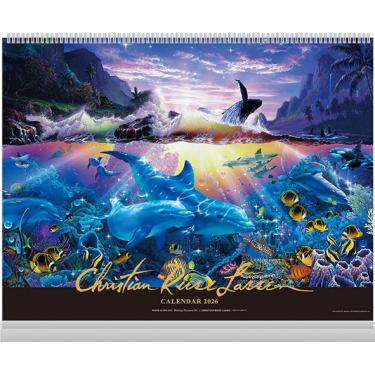 2026年1月始まりカレンダー 壁掛け クリスチャン・リース・ラッセン