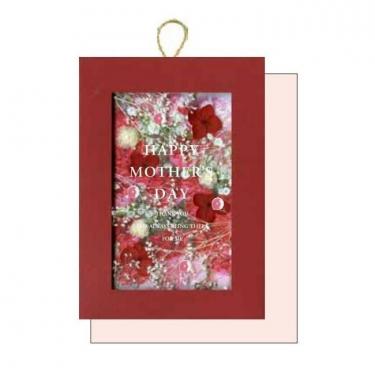 母の日ハーバリウムカード レッド【ロフト限定】