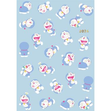 2025年10月始まり 月間 A6 ファミリーダイアリー ドラえもん