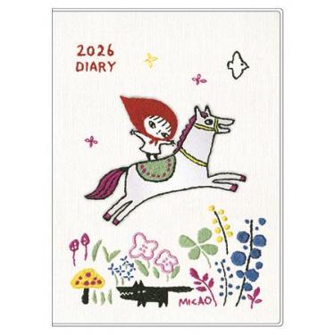 2025年10月始まり手帳 週間レフト A6 MICAO