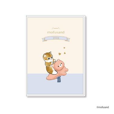 2025年12月始まり手帳 月間 A6 mofusand 遊具にゃん