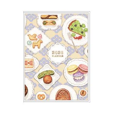 2025年12月始まり手帳 月間 B6 omiso レースペーパー